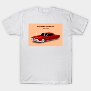 Car Retro Red T-Shirt